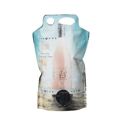 Custom Aseptic 5L Wine Dispenser k Paper Bag With Valve