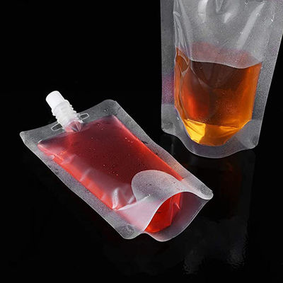 150ml Stand Up k Liquid Spout Bag Odorless For Beverage