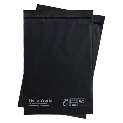 Bubblefast 19x24 Brown Biodegradable Poly Mailers (10 Pack) - Eco-Friendly Unlined Self-Seal Envelopes