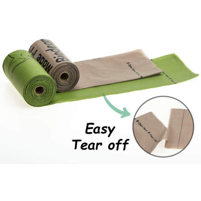 Compostable 100% 9*13inches Earth Rated Dog Poop Bags Thick Material