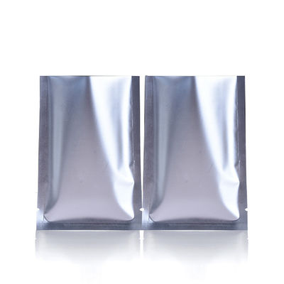 Resealable Zip Lock Silver Aluminum Foil Bag Biscuit Packaging
