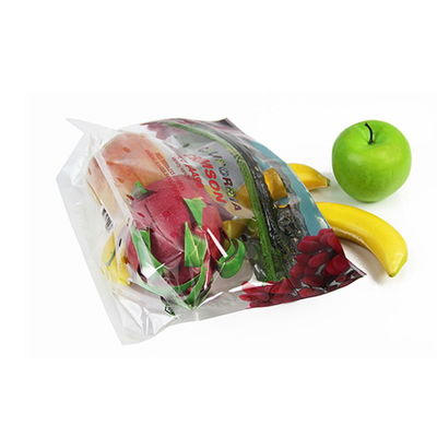 Composite 50g Vegetable Packaging Bag Transparent Storage Fridge Use
