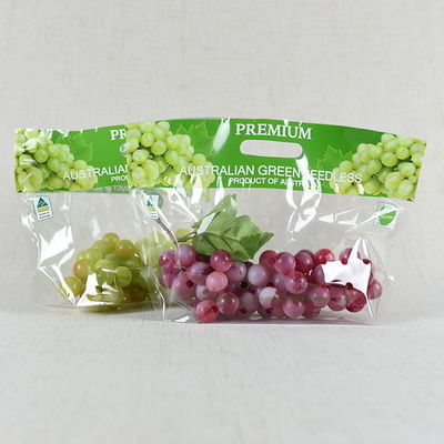 Fridge Zip Lock Fresh Vegetable Plastic Packaging Bags 80-300mic Thickness