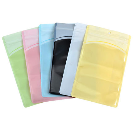 Smell Proof PET CPP Mylar k Packaging Bag With Clear Window