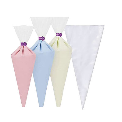 Safe Disposable Pastry Plastic Piping Bag 32*18cm Size For Cake