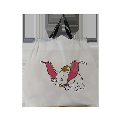35cm*40cm Plastic Tote Bags , Recycled 10 Lb Ice Bags With Drawstring