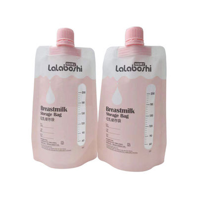 150ML Breastmilk Liquid Spout Bag For Home Food Grade Sterilized