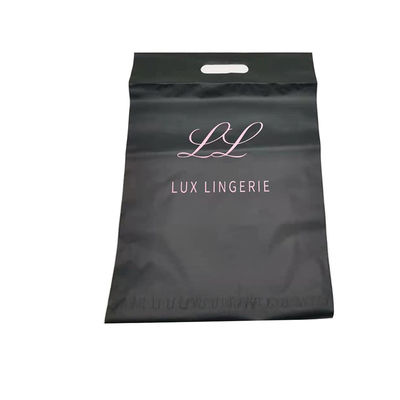 Custom Print Logo Black Branded Biodegradable Recycled Poly Mailer Mailing Packaging Plastic Shipping Bags for Clothing