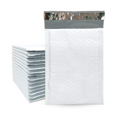 White Poly Bubble Mailers Sealable Waterproof Mailer - Various Sizes