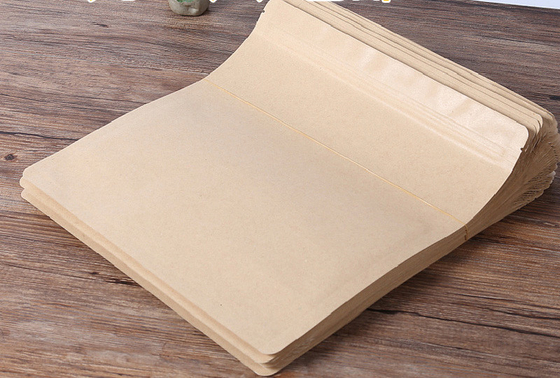 Tea Aluminum Foil Bags Sealed Blank Kraft Paper k Bag