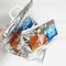 Plastic Silver Custom Disposable Hot Cold Thermal Bag For Frozen Food