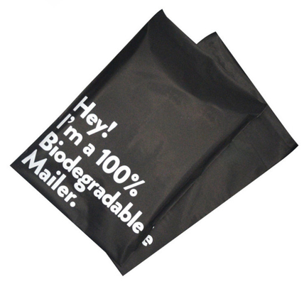 Custom Eco Friendly PLA Corn Starch Biodegradable Packaging Bags With Zip Lock