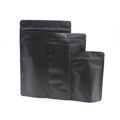 Matte White Black Aluminum Foil Plastic k Packaging Bags Stand Up