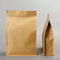 Snack Nuts Beans Small Packaging Bag Brown Kraft Paper Ziplock With Frosted Window