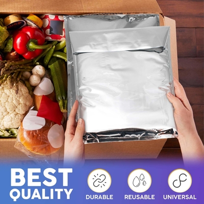 Disposable Metallic Aluminium Foil Hot Cold Thermal Insulated Bubble Cooler Mailers Envelope