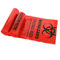 LLDPE Red Clinical Waste Bags , 30*36&quot; Medical Waste Disposal Bags