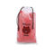 PE Waterproof 160mic 16*20cm Drawstring Plastic Bag For Cosmetics / Traveling