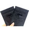 Resealable Black Mylar Ziplock Packaging Bag With Window CMYK / Pantone Printing