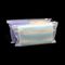 Self Sealing Clothes Packaging Bag , 1.5mil Frosted Zipper Bags With Logo