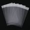 Self Adhesive Transparent Opp Plastic Bag , 2mil / 0.05mm Stationery Gift Header Bags Packaging