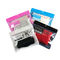 Waterproof Packing k Bags , 120 Microns OEM Custom Frosted Zipper Bags