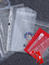 PVC Transparent Plastic Zipper Bag Hook Bag Clothing Tag Label Ziplock Bag
