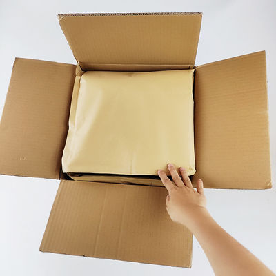 Eco friendly Roadside Recyclable kraft paper thermal liners Wool Material Box Cooler Liner