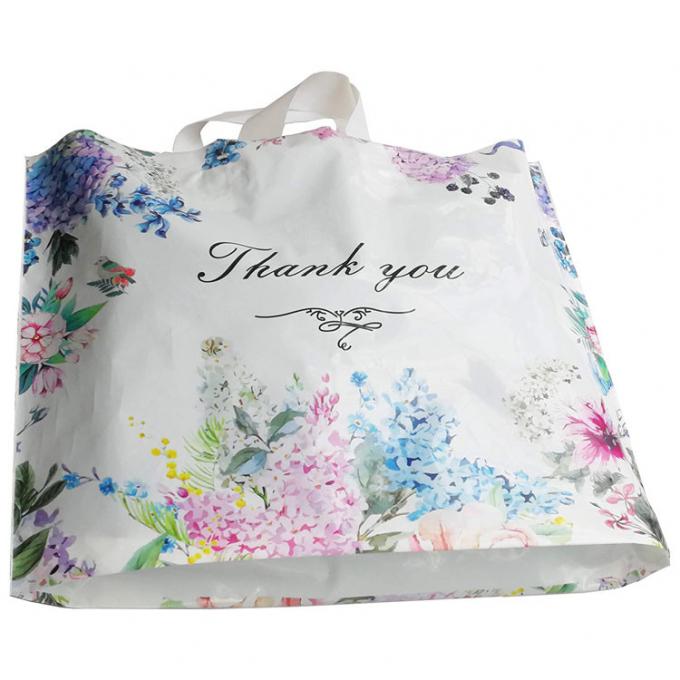 80mic Plastic Poly Packaging Bag For Clothes Shopping Disposable